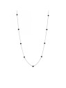 Alisia Bellissima collana in argento con cristalli neri AL880-Argento-Nero donna
