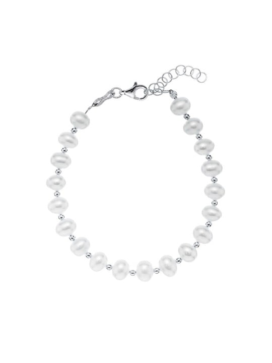 Alisia Incantevole bracciale di perle da donna AL3047-Argento donna