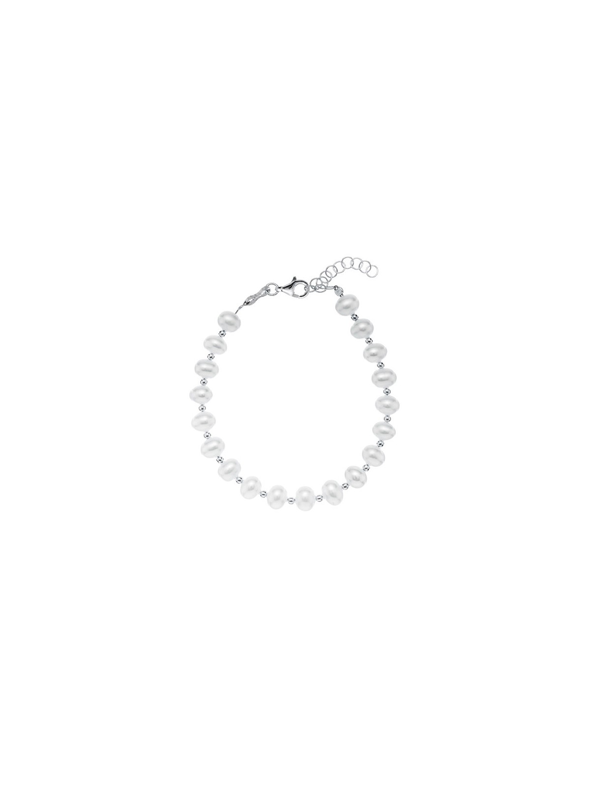Alisia Incantevole bracciale di perle da donna AL3047-Argento donna