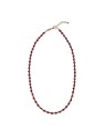 Alisia Collana AL4263-Oro-Granato con perline in argento placcato oro e granato donna