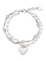 Brosway Affascinante bracciale doppio con cristalli e perle di conchiglia Chakra BHKB213 donna