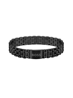 Hugo Boss Elegante bracciale nero da uomo Owan 1580646 uomo