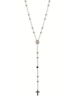 Liu Jo Collana con croce placcata in oro, intramontabile, modello Essential LJ2757 donna