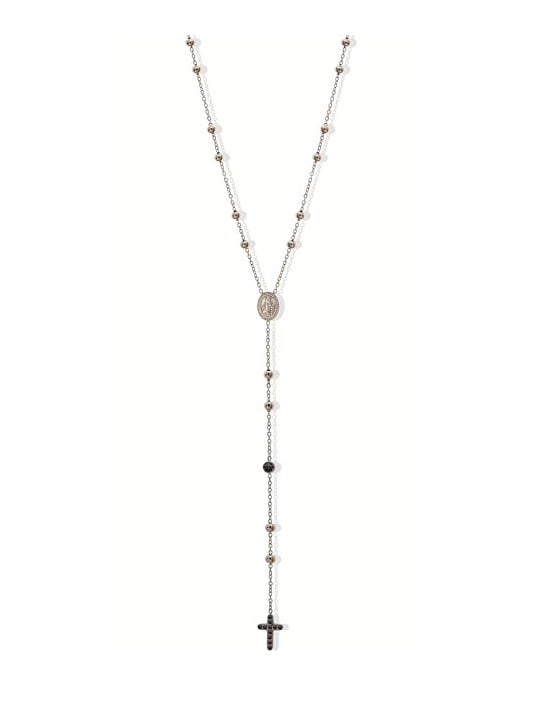 Liu Jo Collana con croce placcata in oro, intramontabile, modello Essential LJ2757 donna