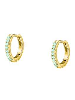 La Petite Story Anelli placcati in oro con zirconi azzurri Argento LPS01AWV35 donna