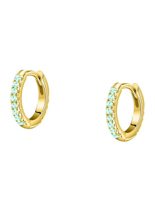 La Petite Story Anelli placcati in oro con zirconi azzurri Argento LPS01AWV35 donna