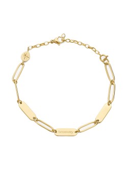 Brosway Bracciale a catena essenziale placcato oro BNL068 donna
