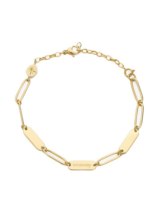 Brosway Bracciale a catena essenziale placcato oro BNL068 donna