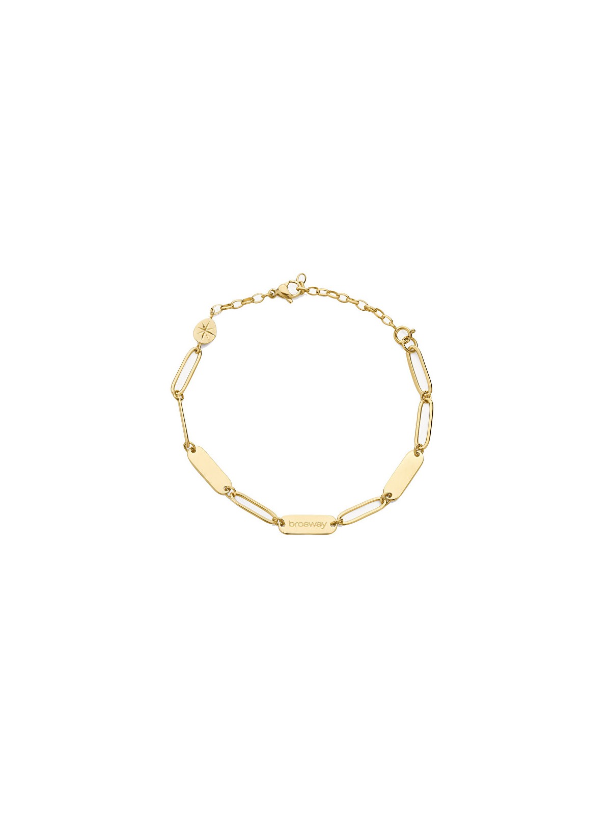Brosway Bracciale a catena essenziale placcato oro BNL068 donna