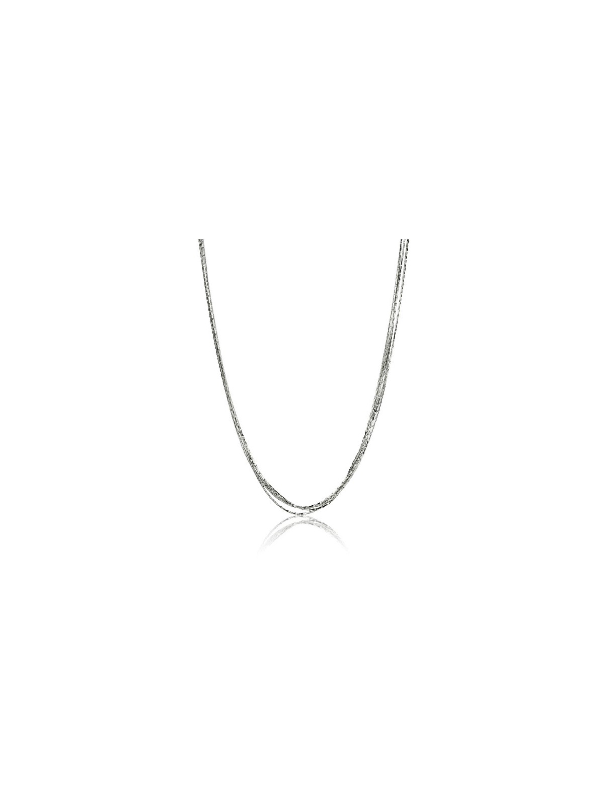 Emily Westwood Incantevole collana da donna in acciaio con motivo paislee EWN24002S donna