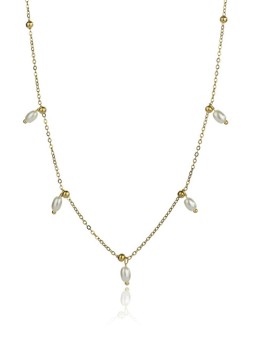 Emily Westwood Collana da donna Shiloh placcata oro con perle sintetiche EWN24015G donna