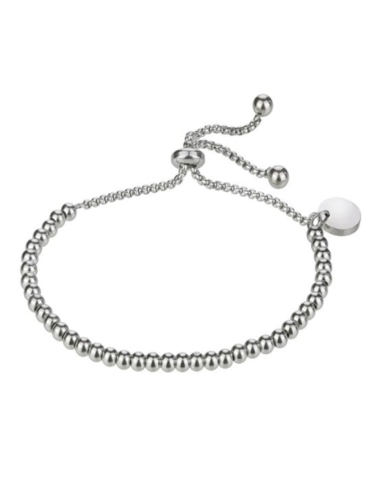 Emily Westwood Bracciale senza tempo con perline in acciaio Paris EWB24009S donna