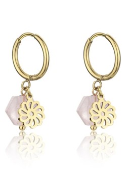 Emily Westwood Eleganti orecchini a cerchio con cristalli Khloe EWE23062G donna