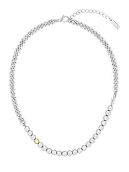 Lacoste Elegante collana in acciaio Orbe 2040335 uomo