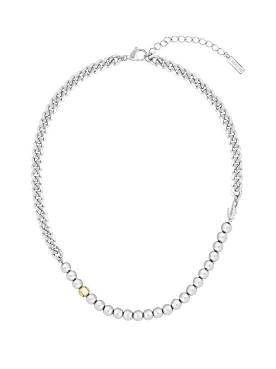 Lacoste Elegante collana in acciaio Orbe 2040335 uomo