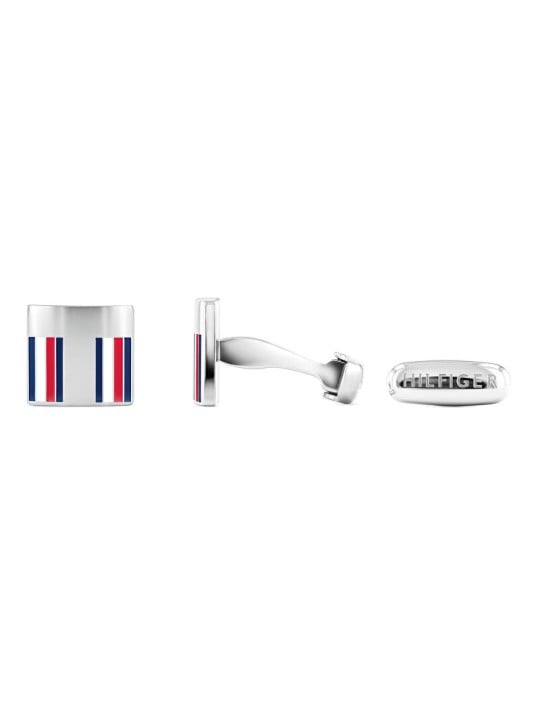 Tommy Hilfiger Gemelli in acciaio decorati 2790282 uomo