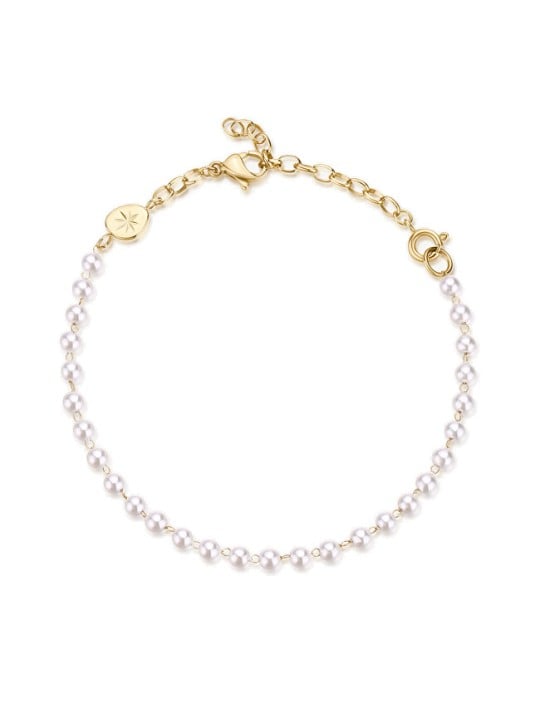 Brosway Bracciale Essential BNL078 con perle placcato oro donna