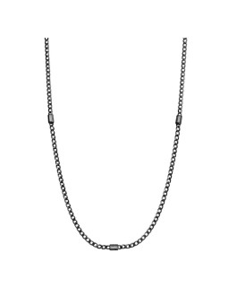 Brosway Elegante collana da uomo in acciaio nero Ink BIK05 uomo