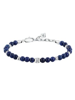Morellato Bracciale da uomo con perline e pietre di lapislazzuli S1747 uomo