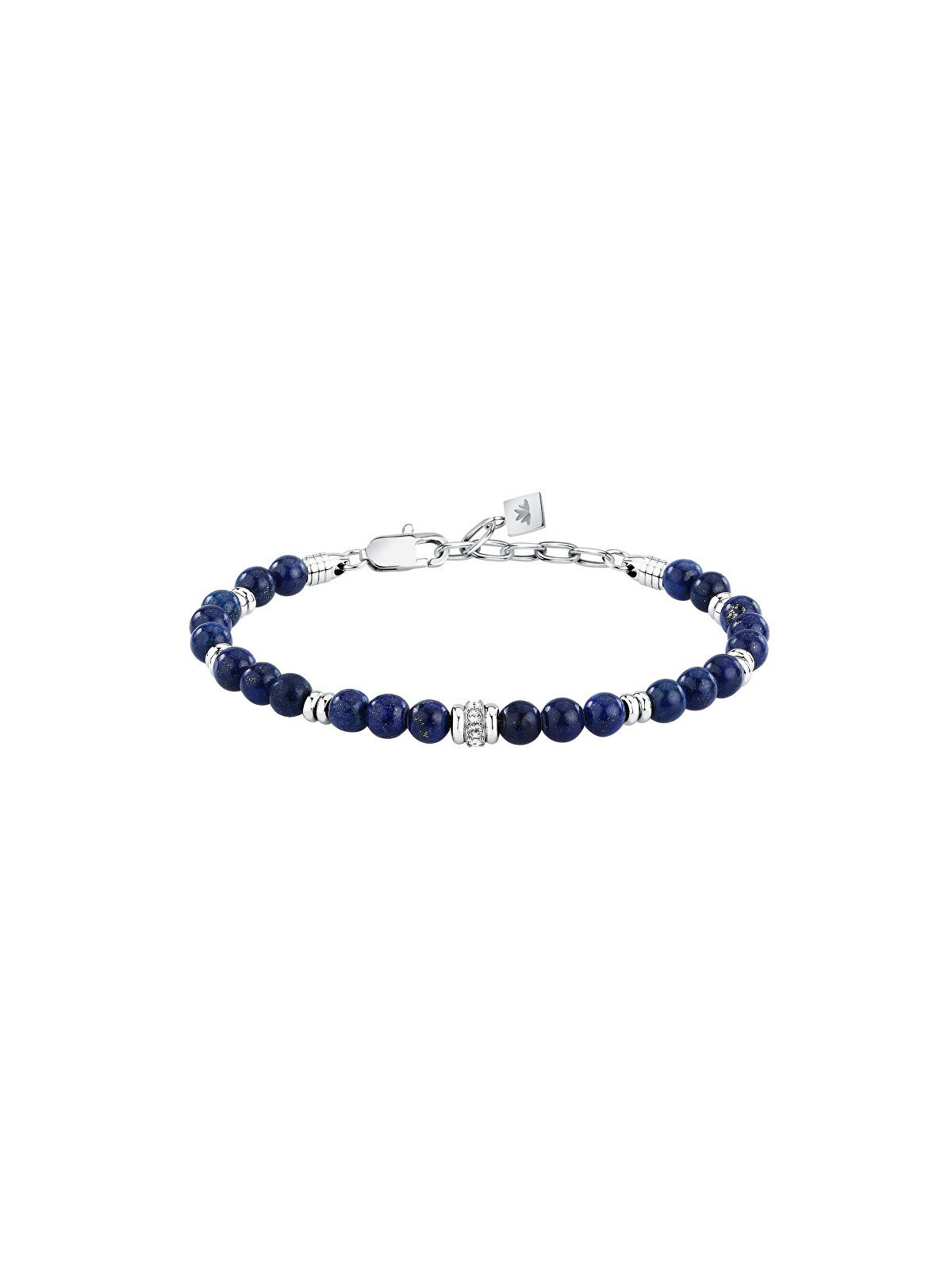 Morellato Bracciale da uomo con perline e pietre di lapislazzuli S1747 uomo