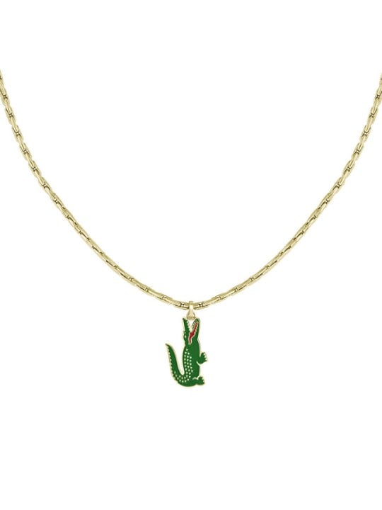 Lacoste Elegante collana in acciaio placcato oro Arthor 2040229 uomo