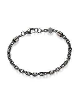 S'Agapõ Bracciale da uomo in acciaio Amistad SAS14 uomo