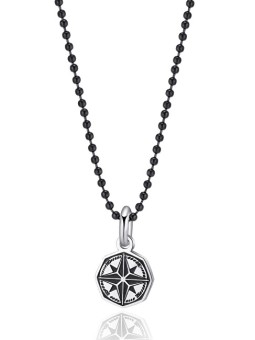 S'Agapõ Collana da uomo con perline Compass Charisma SHS06 uomo