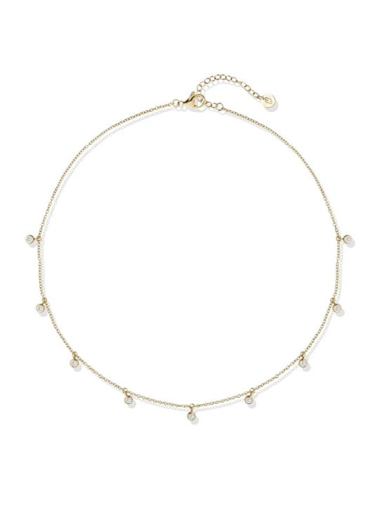 Liu Jo Collana intramontabile placcata in oro con cristalli LJ2840 donna