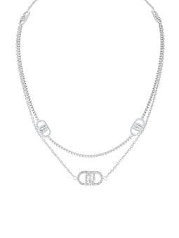Liu Jo Collana alla moda in acciaio con cristalli LJ2902 donna