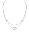 Liu Jo Collana alla moda in acciaio con cristalli LJ2902 donna