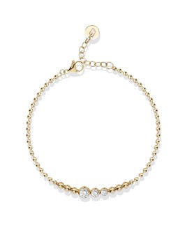 Liu Jo Bracciale a sfere placcato oro con cristalli LJ2830 donna