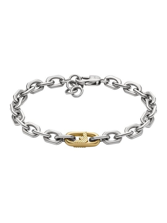 Emporio Armani Bracciale da uomo in acciaio bicolore EGS3148040 uomo