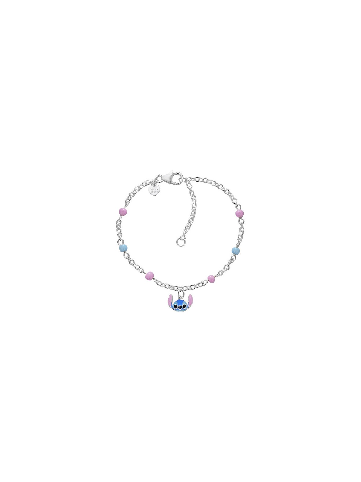 Disney Braccialetto in argento abbinato Stitch Mini BS00101SL-47.CS bambino