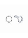 MOISS Orecchini minimalisti in argento con pietre Anelli E0004433 donna