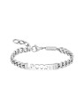 Lacoste Elegante bracciale da uomo in acciaio con scritta 2040476 uomo