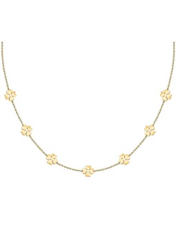 La Petite Story Collana da donna placcata in oro con quadrifogli dell'amicizia LPS10ARR109 donna