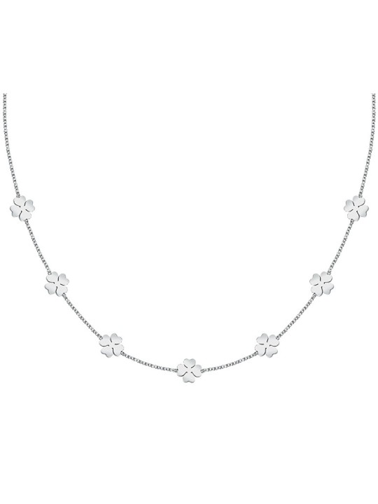 La Petite Story Collana da donna in acciaio con quadrifogli Friendship LPS10ARR110 donna