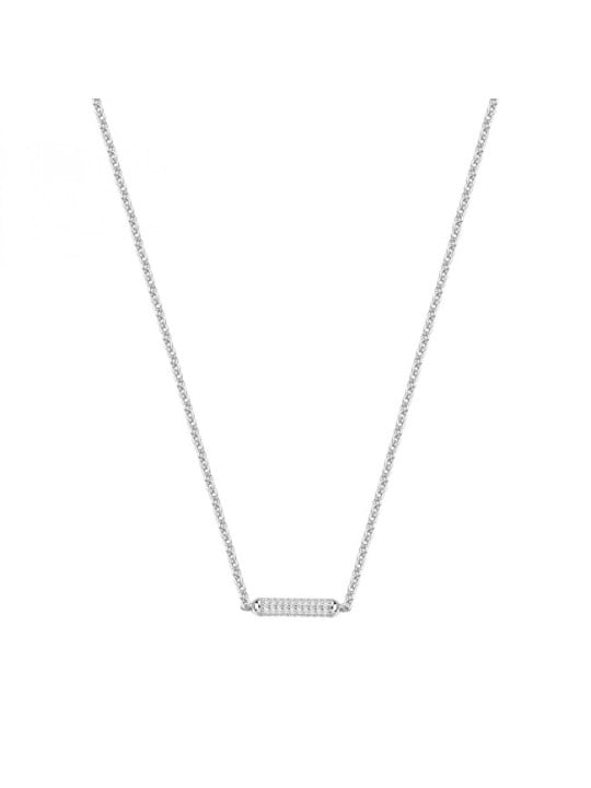 Rosato Collana in argento con zirconi cubici Bianca RZBI56 donna