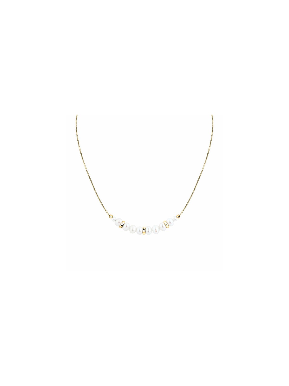 Morellato Bellissima collana placcata oro con perle d'acqua dolce Perla SXU43 donna