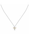 Morellato Collana in argento riciclato con diamanti Cross Diamonds SAYE02 uomo