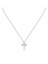 Morellato Collana in argento con zirconi cubici Cross Tennis SATT21 uomo
