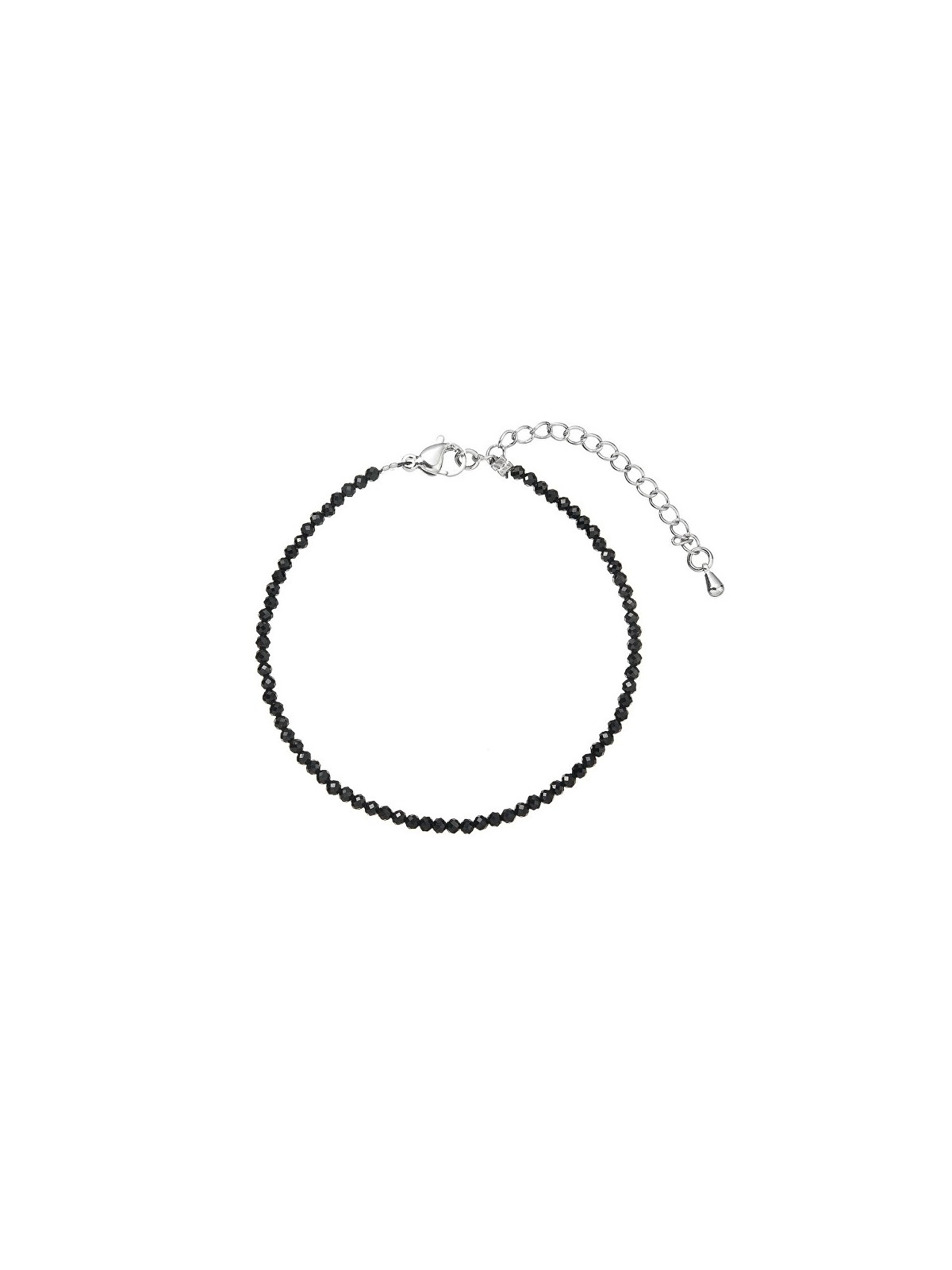 Evolution Group Bracciale con perline e spinello nero 43055.3 spinello nero donna