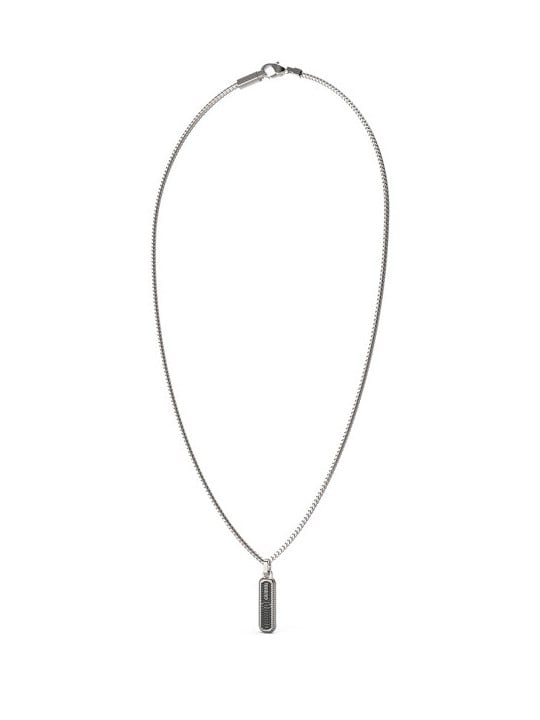 Guess Collana da uomo in acciaio con nodo marinaresco JUMN05020JWSTBKT/U uomo