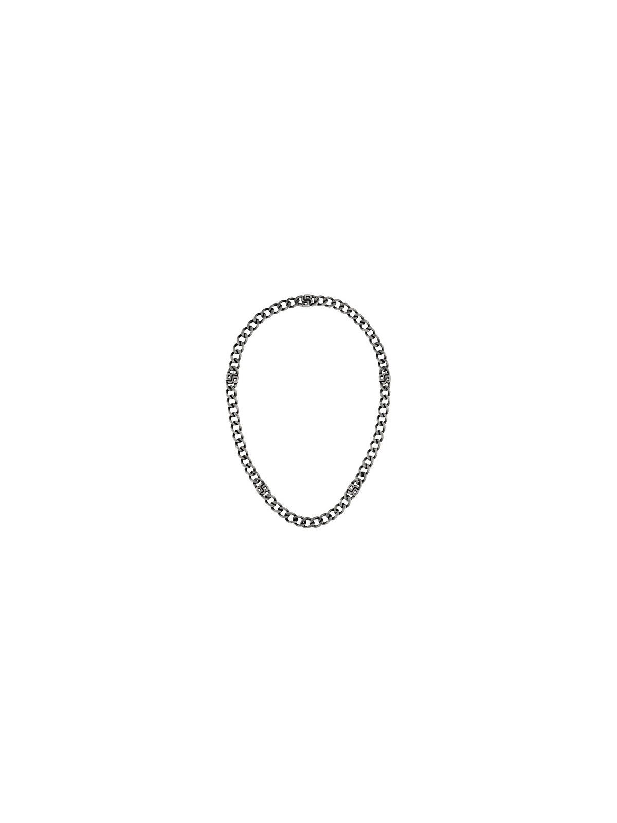 Hugo Boss Collana in acciaio distintiva da uomo Double B 1580744 uomo