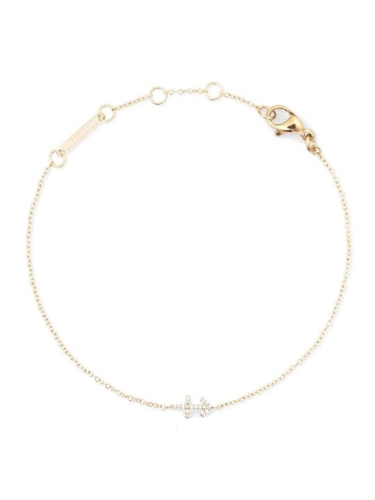 Daniel Wellington Bracciale a catena placcato oro Sagittario con cristalli Zodiaco DW00400915 donna