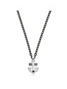 S'Agapõ Collana in acciaio da uomo con ancora nautica SNK06 uomo