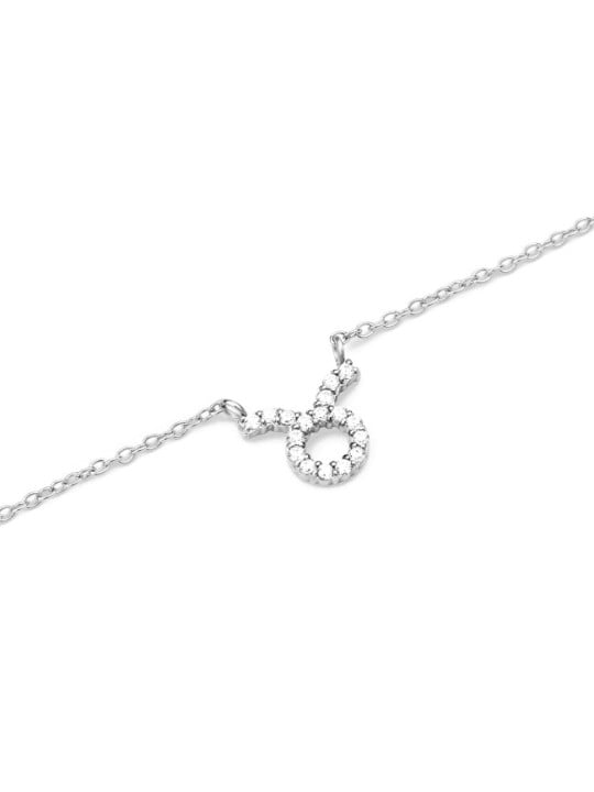 Daniel Wellington Collana in acciaio abbinata Toro con cristalli Zodiaco DW00400944 donna