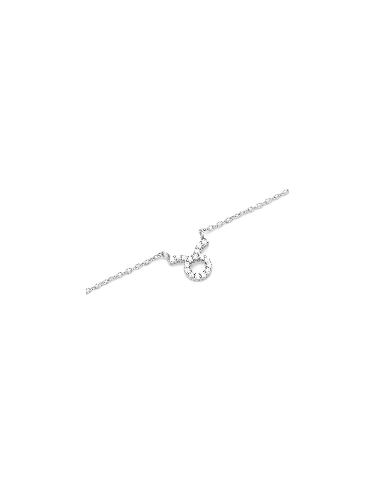 Daniel Wellington Collana in acciaio abbinata Toro con cristalli Zodiaco DW00400944 donna