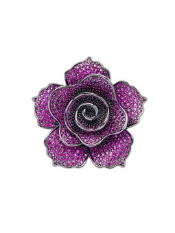 Oliver Weber Spilla a forma di fiore scintillante con cristalli, peonia 58053 donna