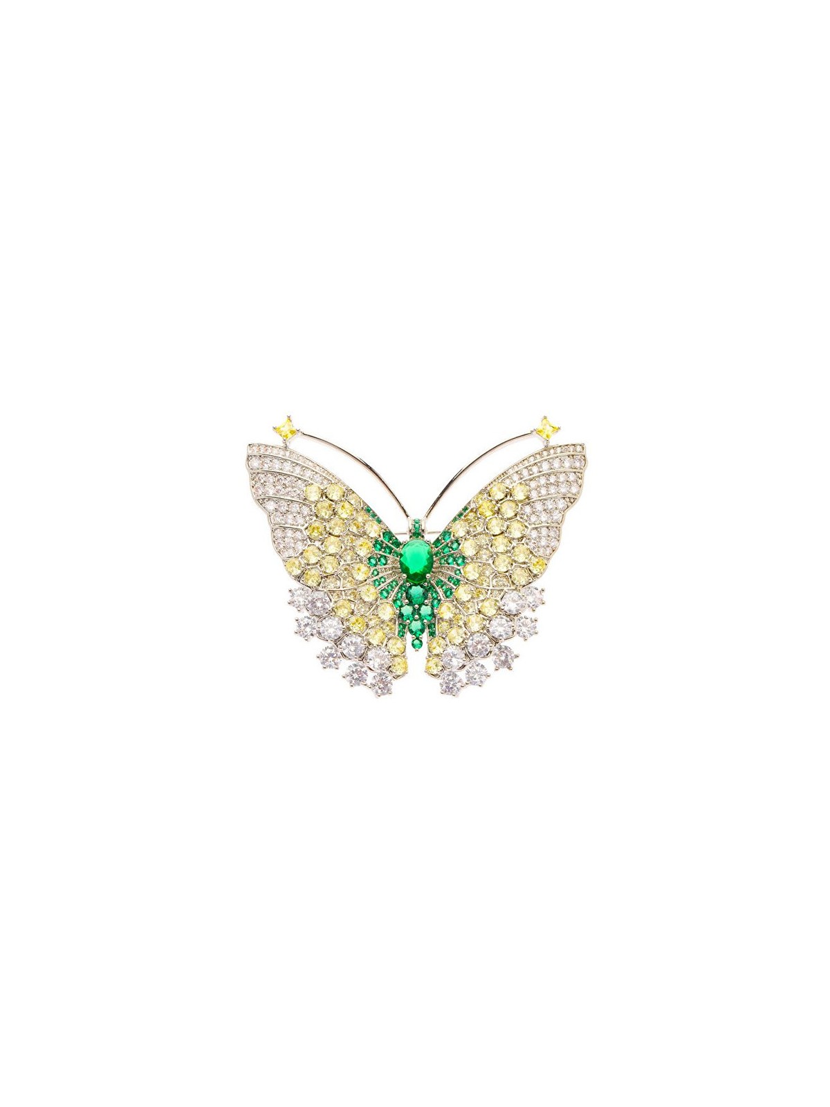 Oliver Weber Spilla con farfalla monarca scintillante in cristallo 58058 donna